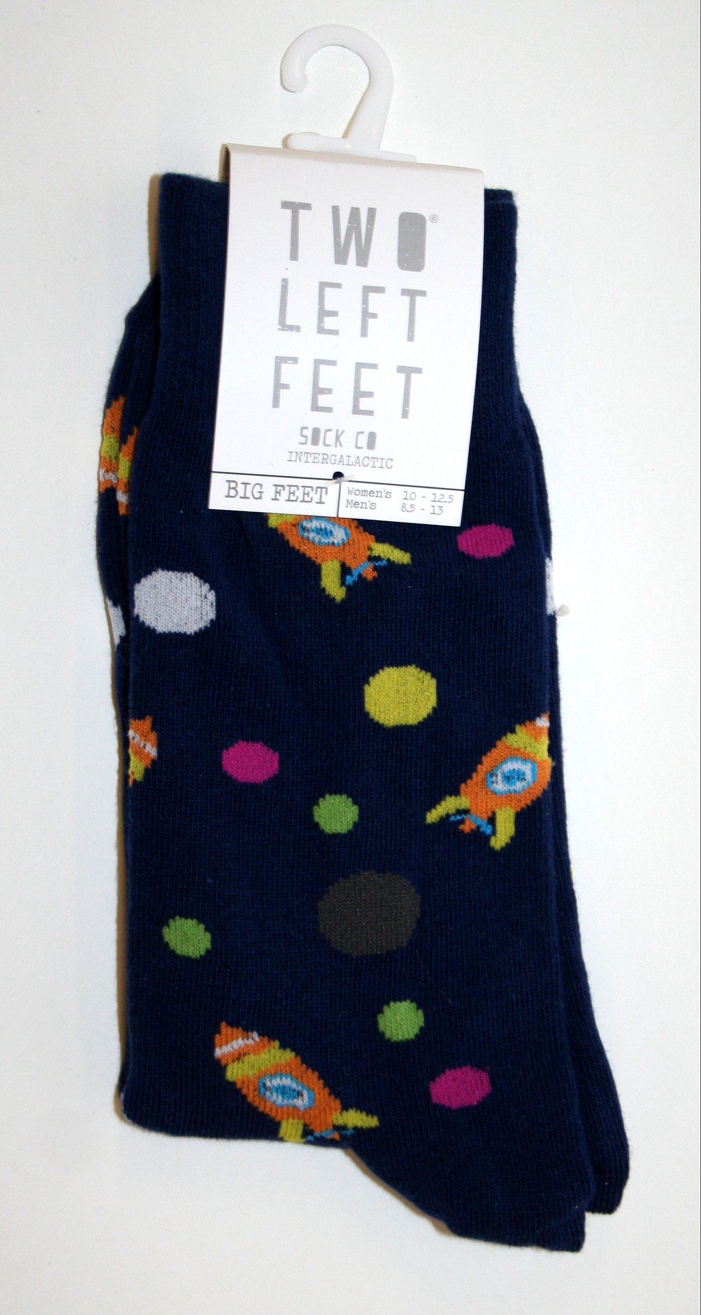 Two Left Feet Intergalactic Big Feet Socks - Warmbier Farms