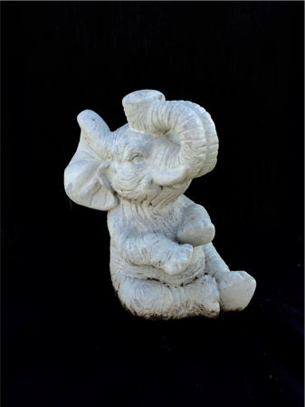 sitting elephant figurine